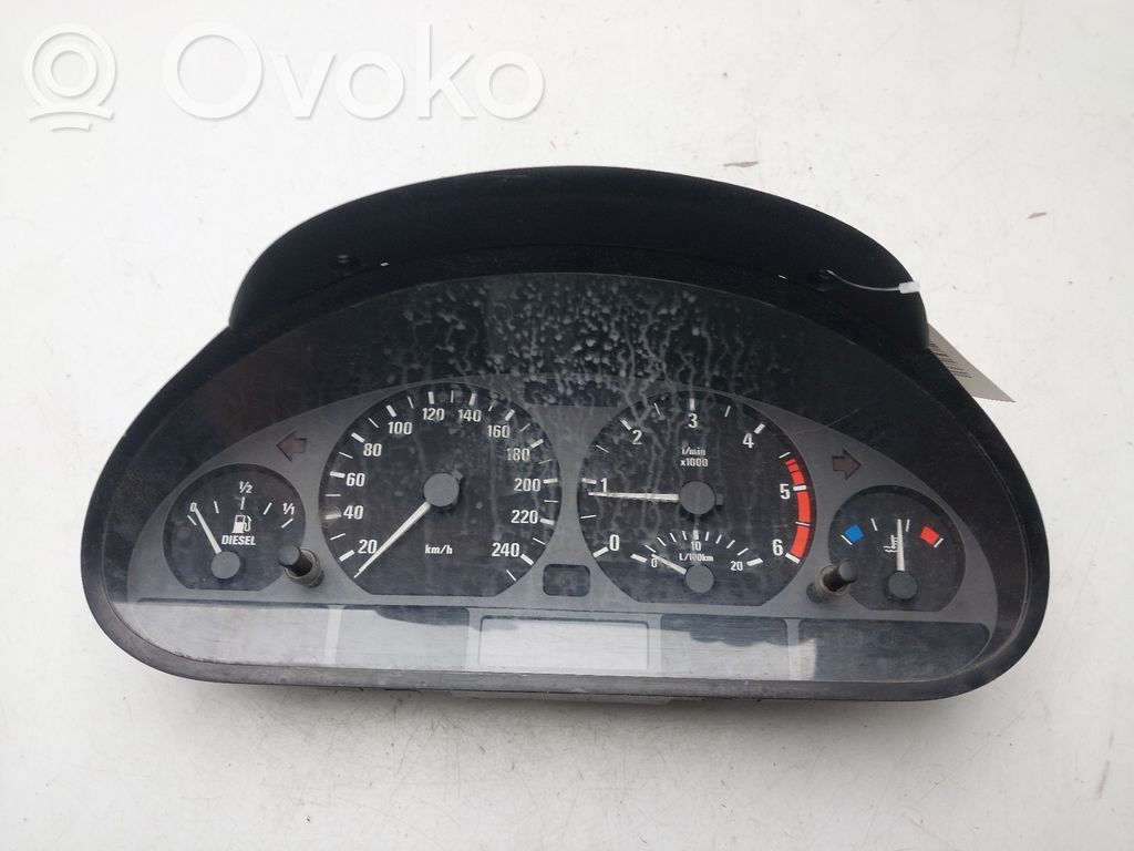 BMW 3 E46 Compteur de vitesse tableau de bord 