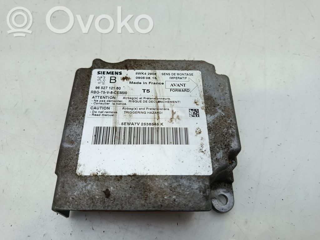 Peugeot 307 Turvatyynyn ohjainlaite/moduuli 