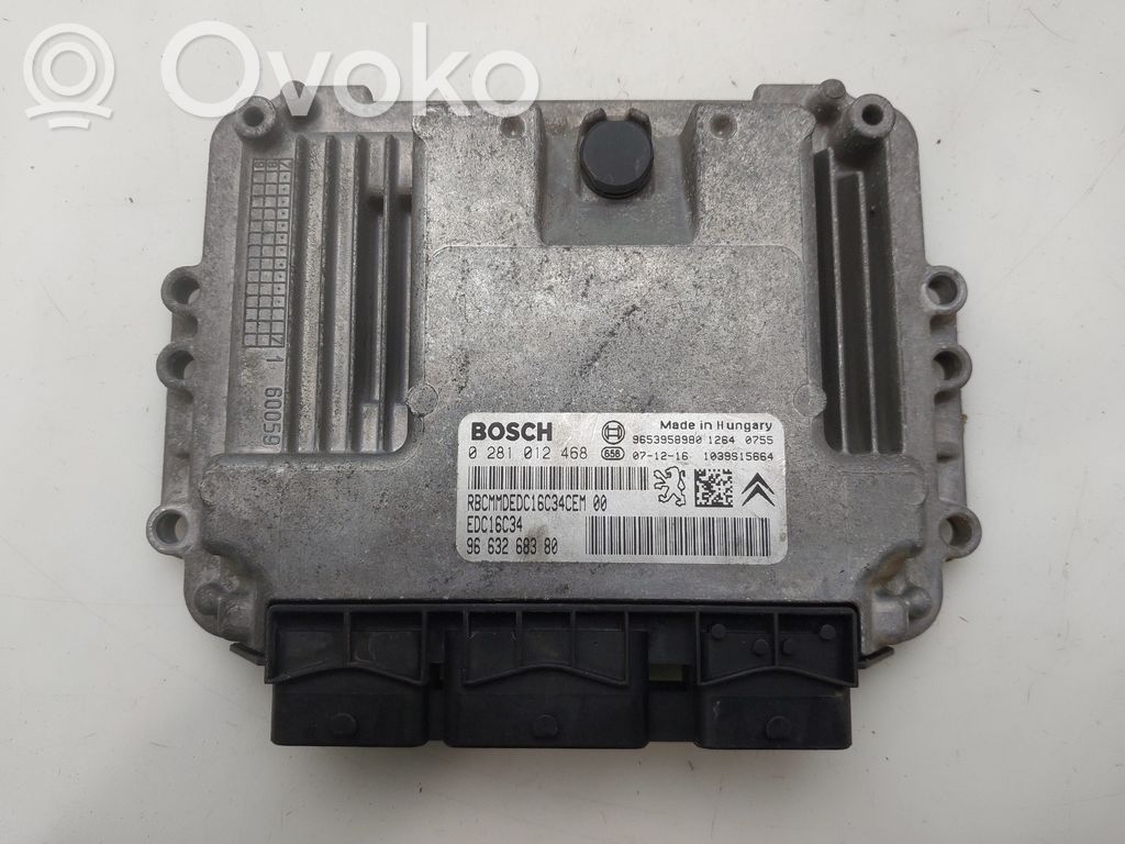 Citroen Xsara Picasso Moottorin ohjainlaite/moduuli 