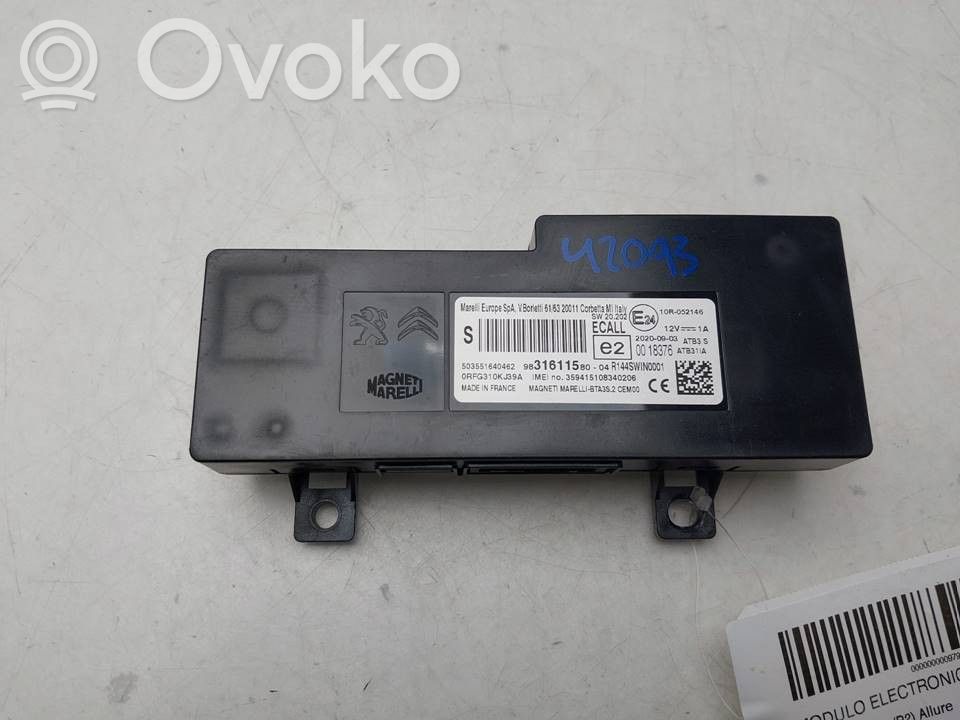 Peugeot 208 II Sonstige Steuergeräte / Module