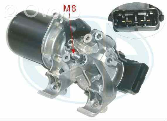 Renault Clio III Motor y varillaje del limpiaparabrisas delantero