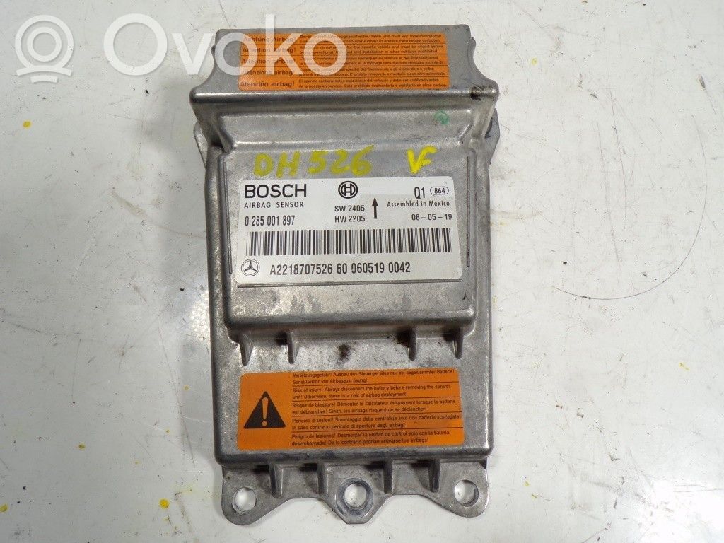 Mercedes-Benz Sprinter W901 W902 W903 W904 Unitate/modul de comandă airbaguri 