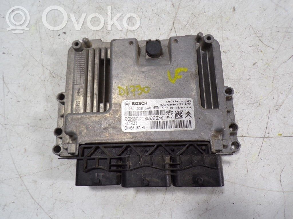 Unidad de control/módulo del motor   1610808580,9666729580,0281030548