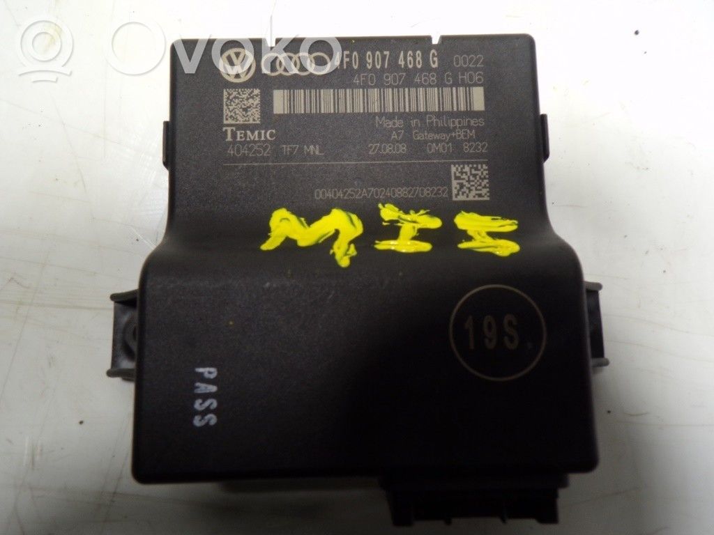 Alte unități/module de control   4F0907468N,4F0907468G,404252