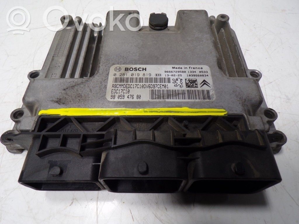 Citroen C-Elysée Engine control unit/module 