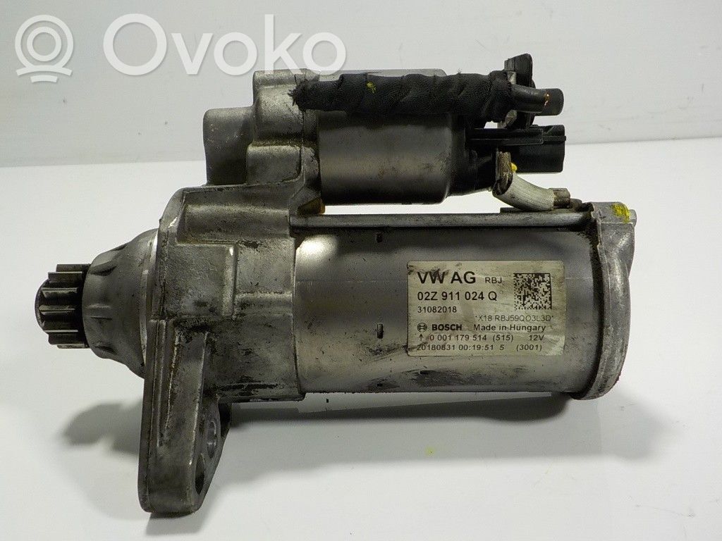 Motor de arranque   02Z911022C,02Z911024Q