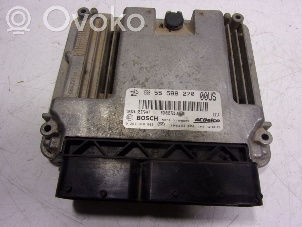 Unidad de control/módulo del motor   55579447,0281018863