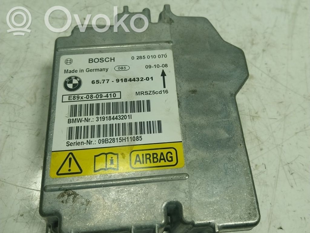 Module de contrôle airbag   65779184432,918443201