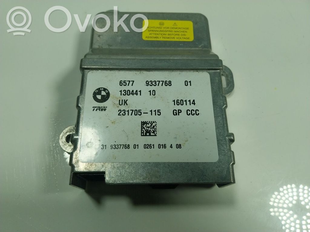 Airbag control unit/module   65779337768,9337768