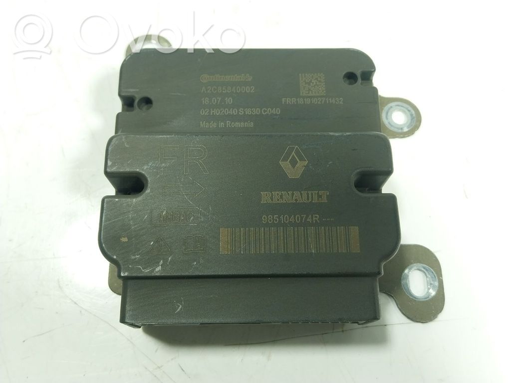 Module de contrôle airbag   985104074R