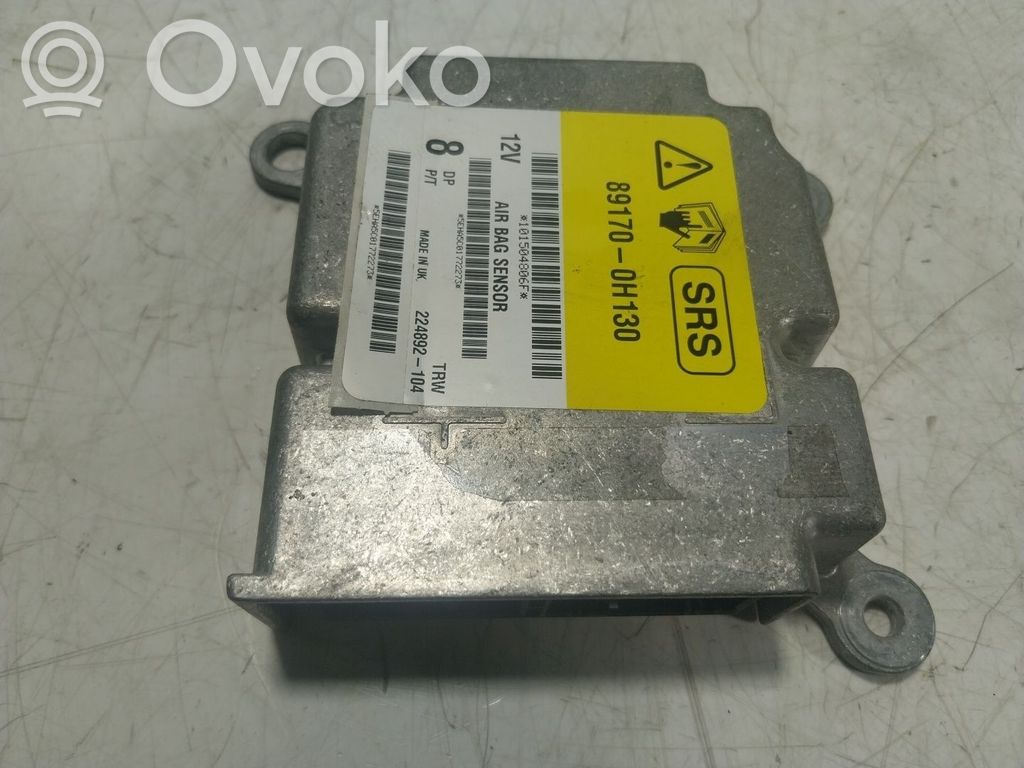 Toyota Aygo AB40 Centralina/modulo airbag