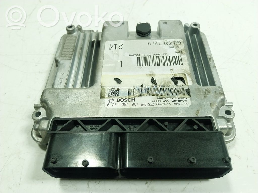 Unidad de control/módulo del motor   8K1907115M,8K1907115D