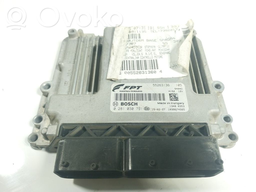 Alfa Romeo Giulietta Engine control unit/module 