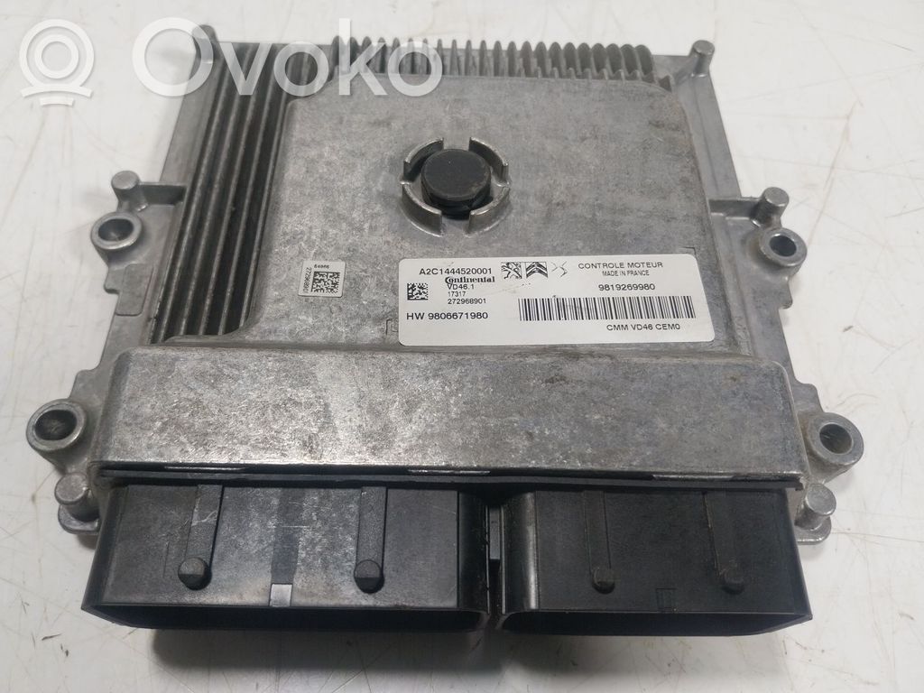 Engine control unit/module   3640275,9806671980