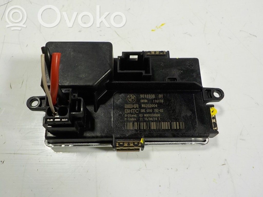 BMW 5 F10 F11 Motor aerotermă/rezistor ventilator 