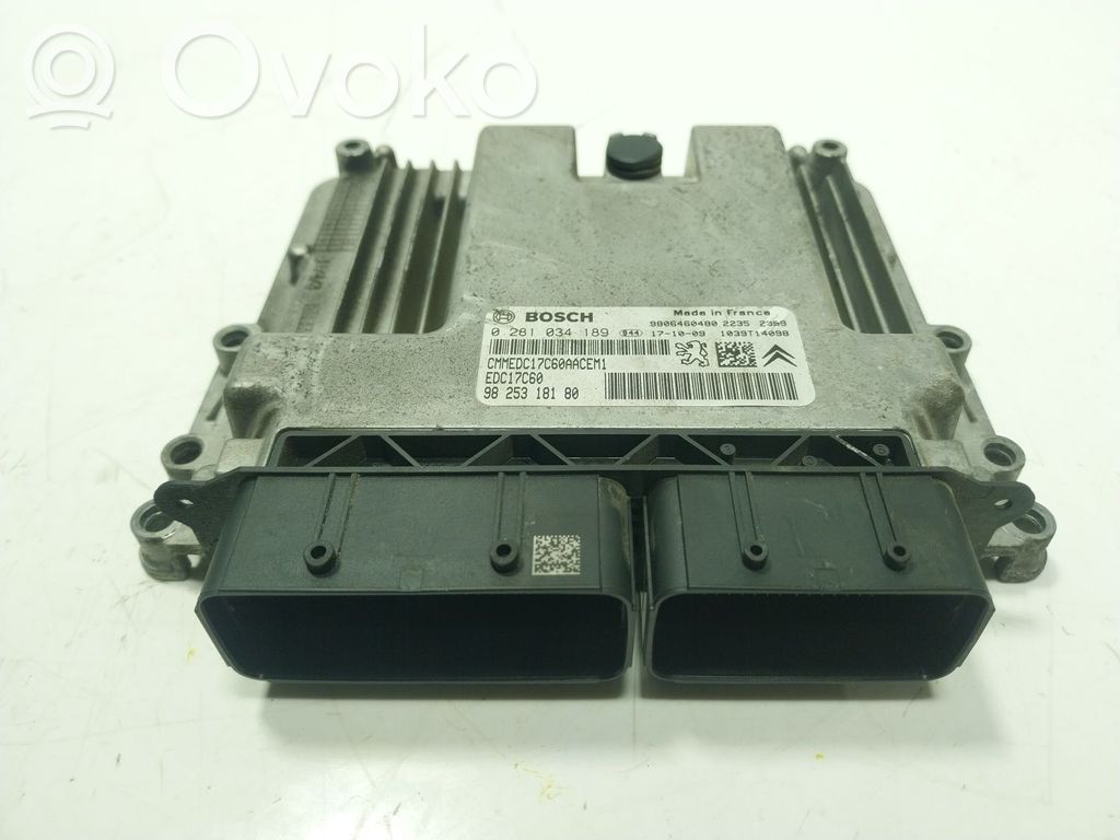 Citroen C4 Cactus Engine control unit/module 