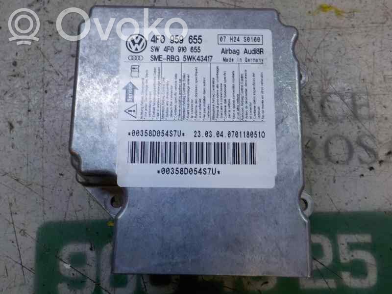 Module de contrôle airbag   4F0910655G00F,4F0959655,5WK43417
