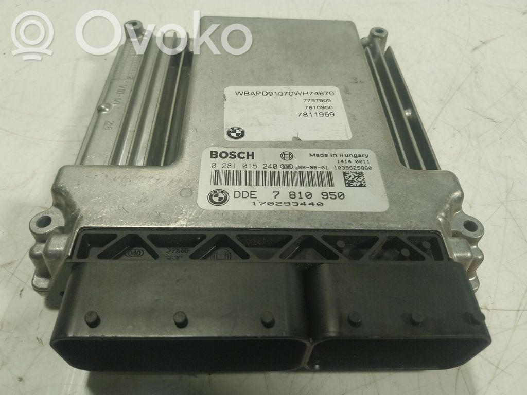 Unidad de control/módulo del motor   13617810950,7810950