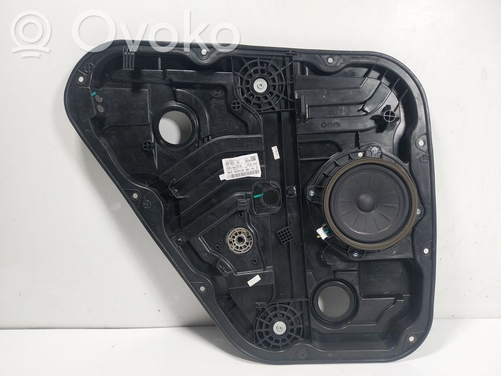 Hyundai Tucson TL Meccanismo di sollevamento del finestrino posteriore senza motorino 