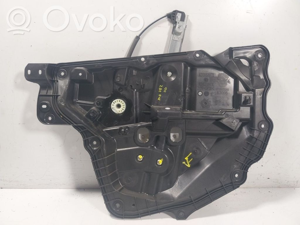 Regulador manual de la ventanilla delantera   KD5358590,KD355897X