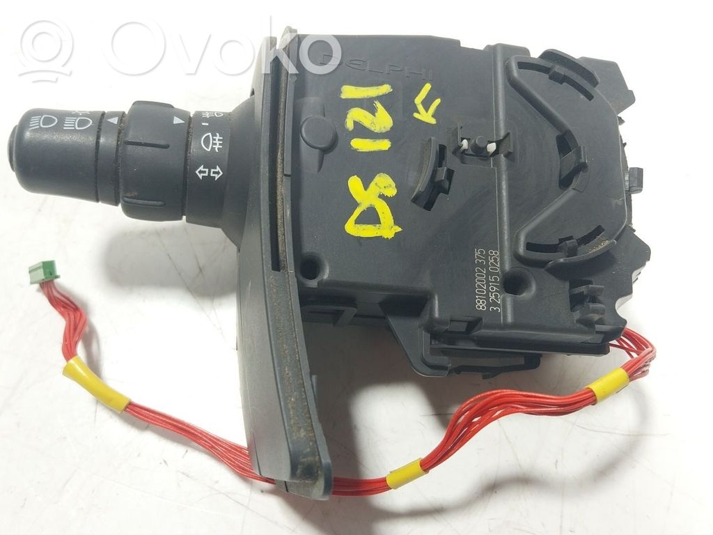 Renault Kangoo II Panel lighting control switch 
