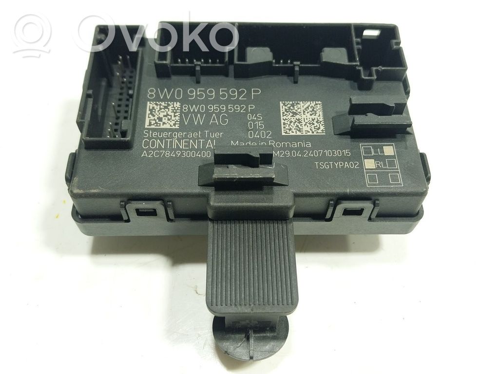 Autres unités de commande / modules   8W0959592P