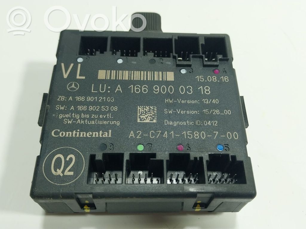 Mercedes-Benz GLE (W166 - C292) Autres unités de commande / modules