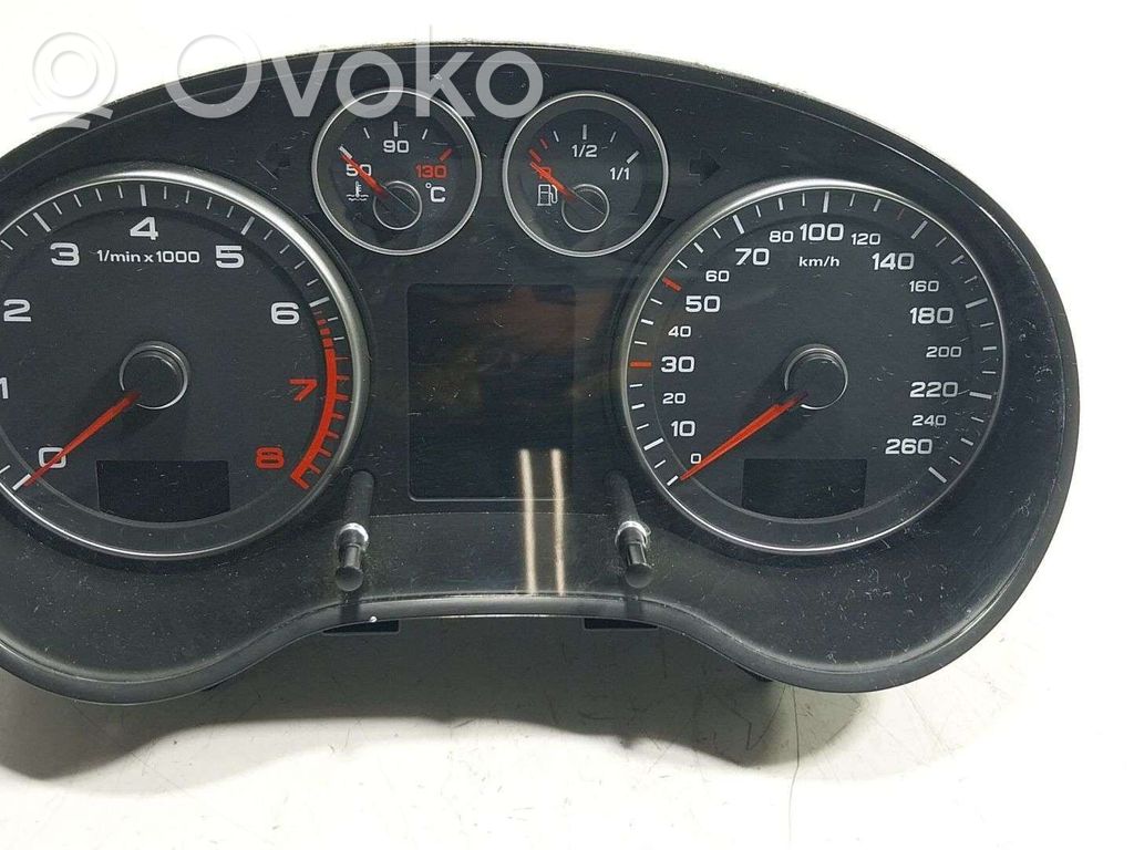 Audi A3 S3 8P Geschwindigkeitsmesser Cockpit