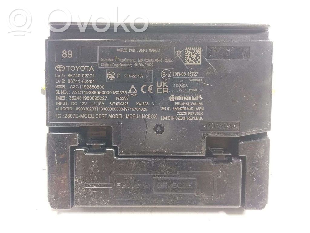 Toyota Corolla E160 E170 Autres unités de commande / modules 