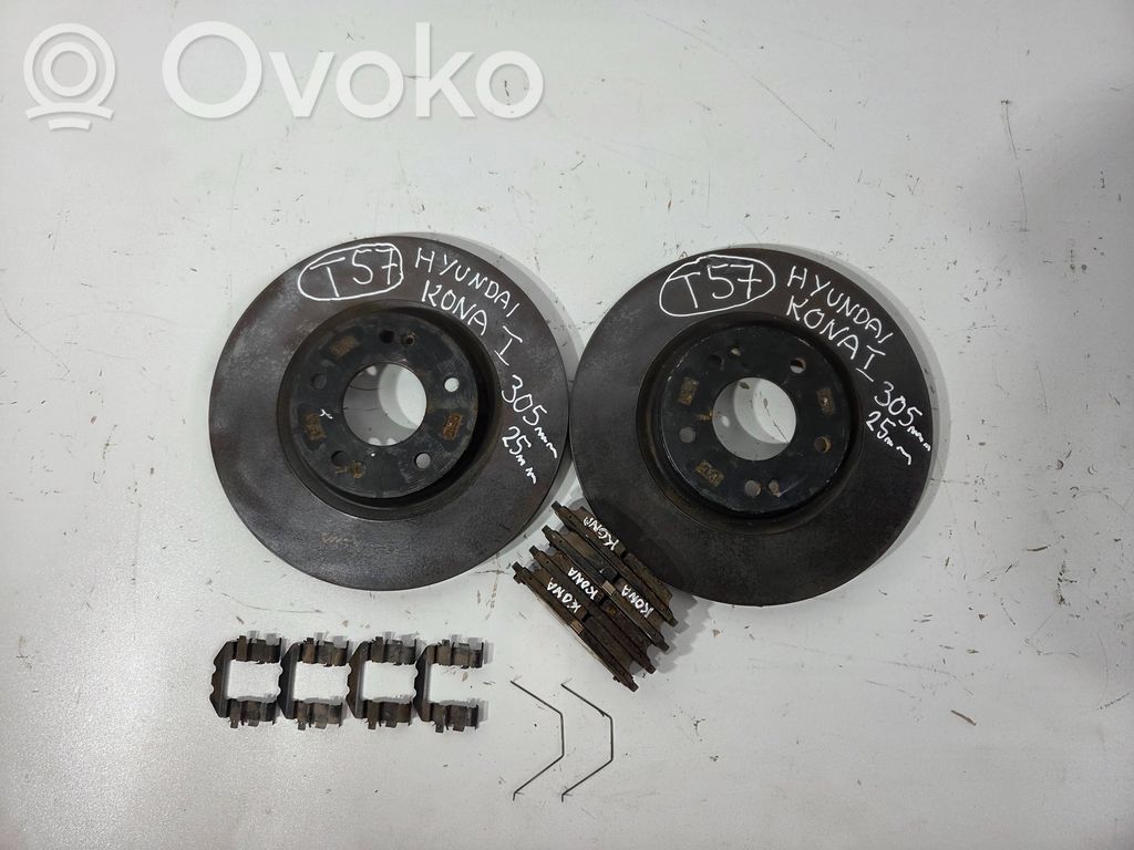 Hyundai Kona I Front brake disc 