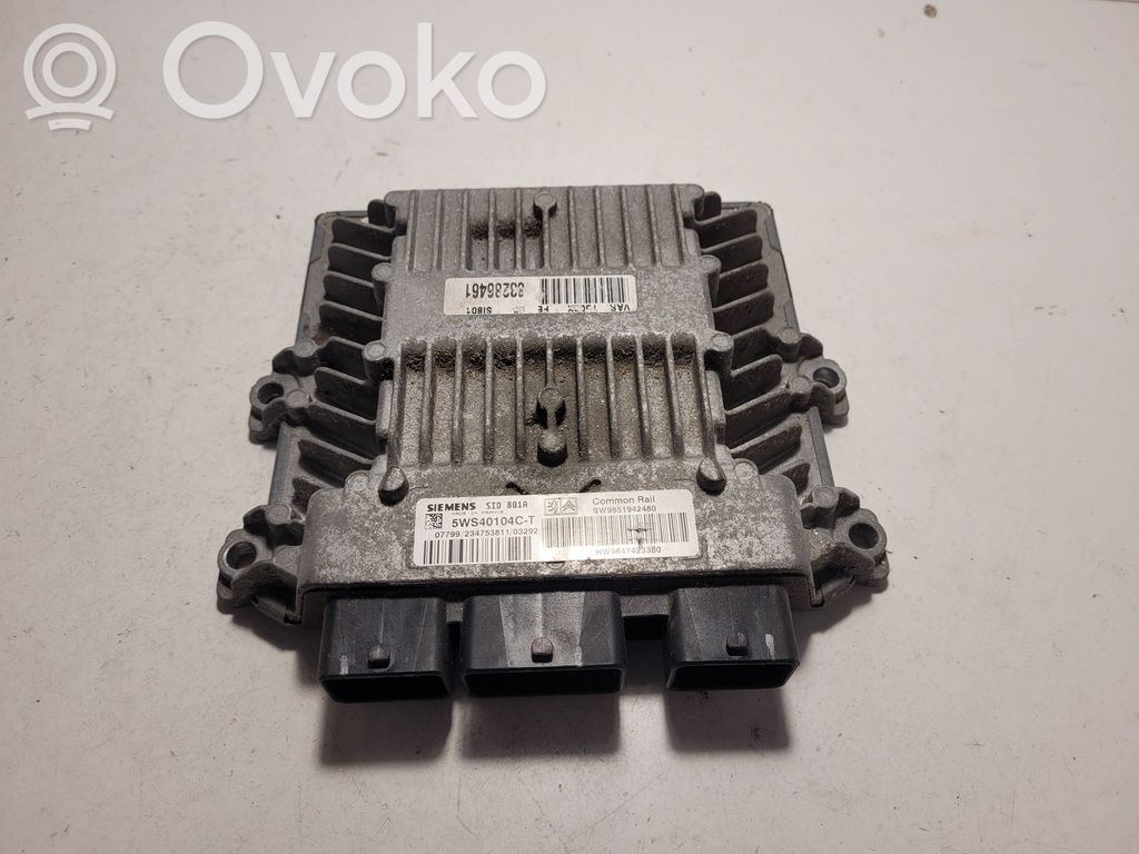 Peugeot 307 Engine control unit/module 