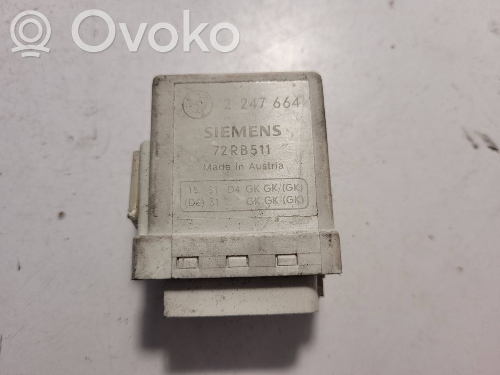 BMW 5 E39 Glow plug pre-heat relay 