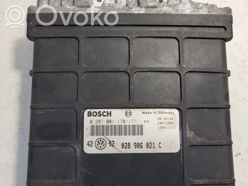 Engine control unit/module   028906021C,12541112,0281001170,28RTD288