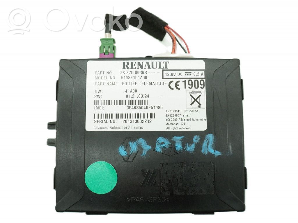 Renault Captur Other control units/modules 