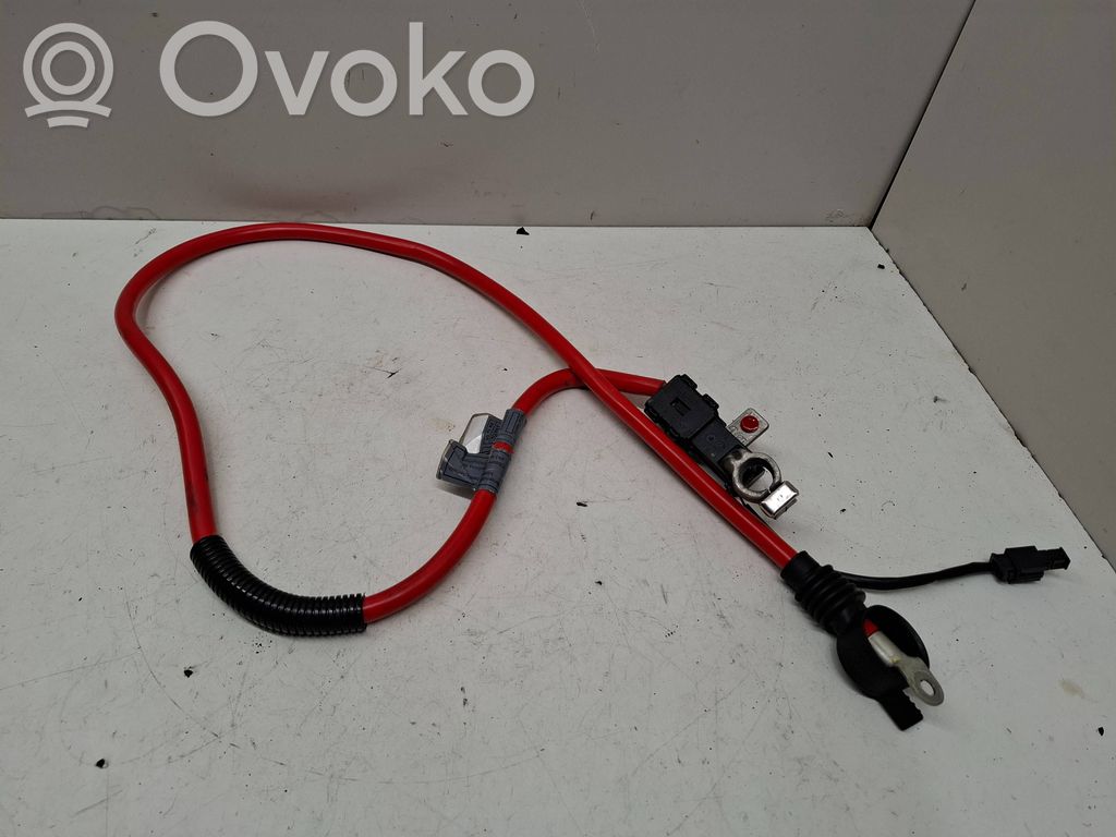BMW 5 E60 E61 Pliusinis laidas (akumuliatoriaus) 