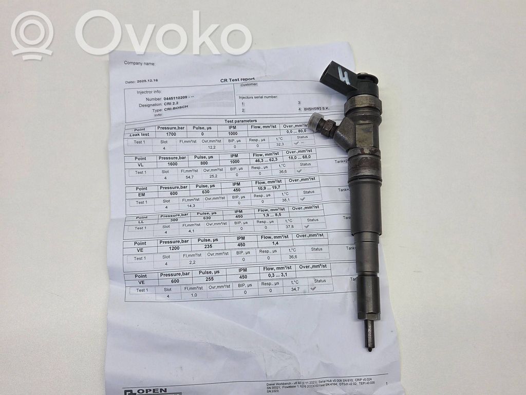 Inyector de combustible   7794435,0445110209