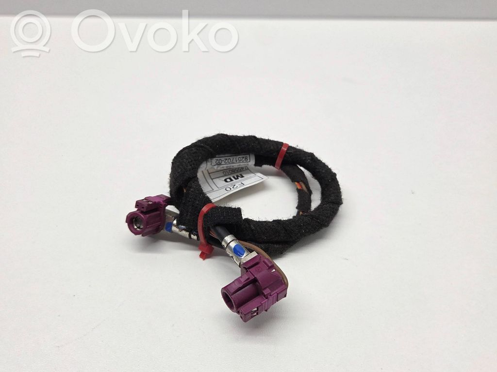 BMW 3 F30 F35 F31 Wiązka przewodów systemu dźwiękowego 