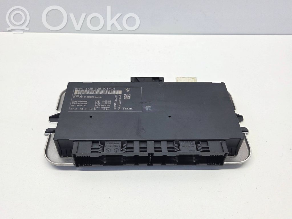 BMW 5 F10 F11 Sterownik / Moduł świateł LCM 
