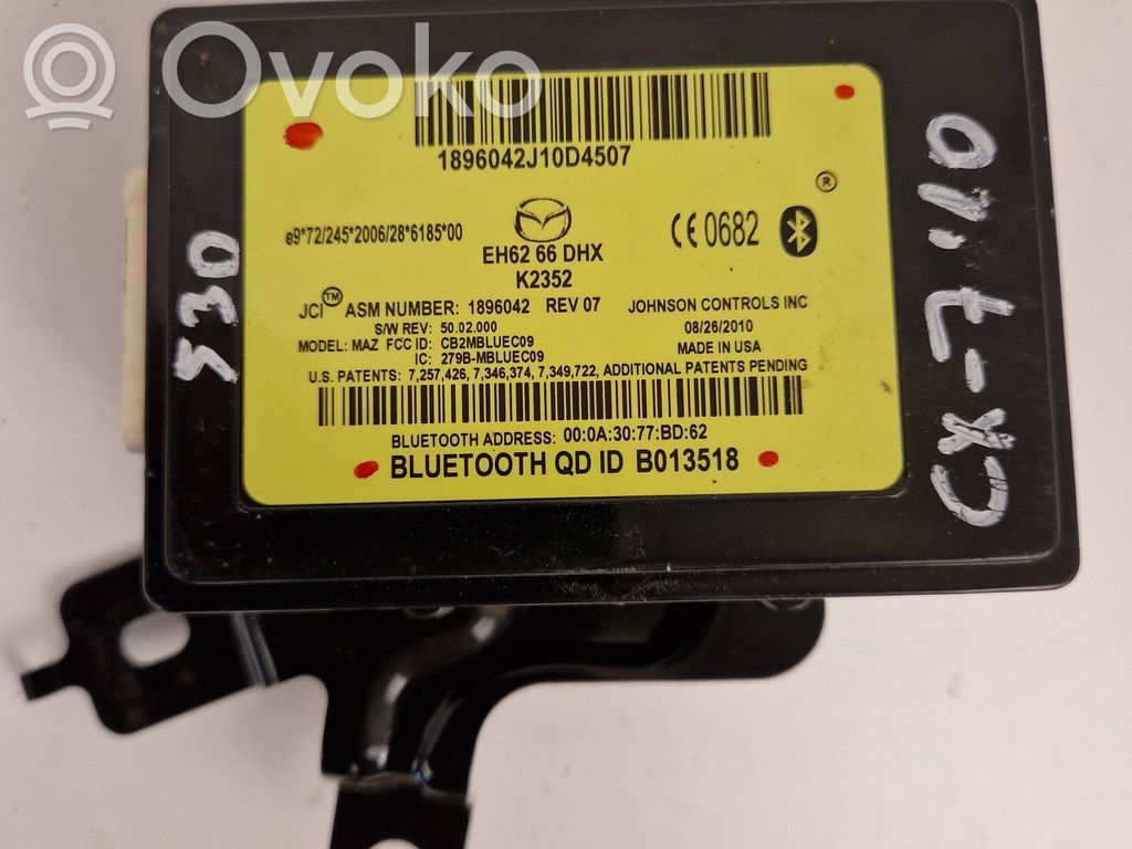 Mazda CX-7 Module unité de contrôle Bluetooth 