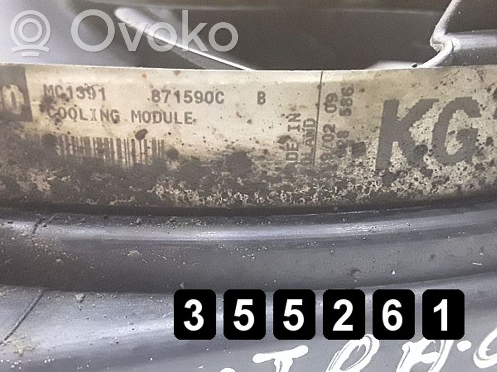 Opel Vectra C Elektrinis radiatorių ventiliatorius 