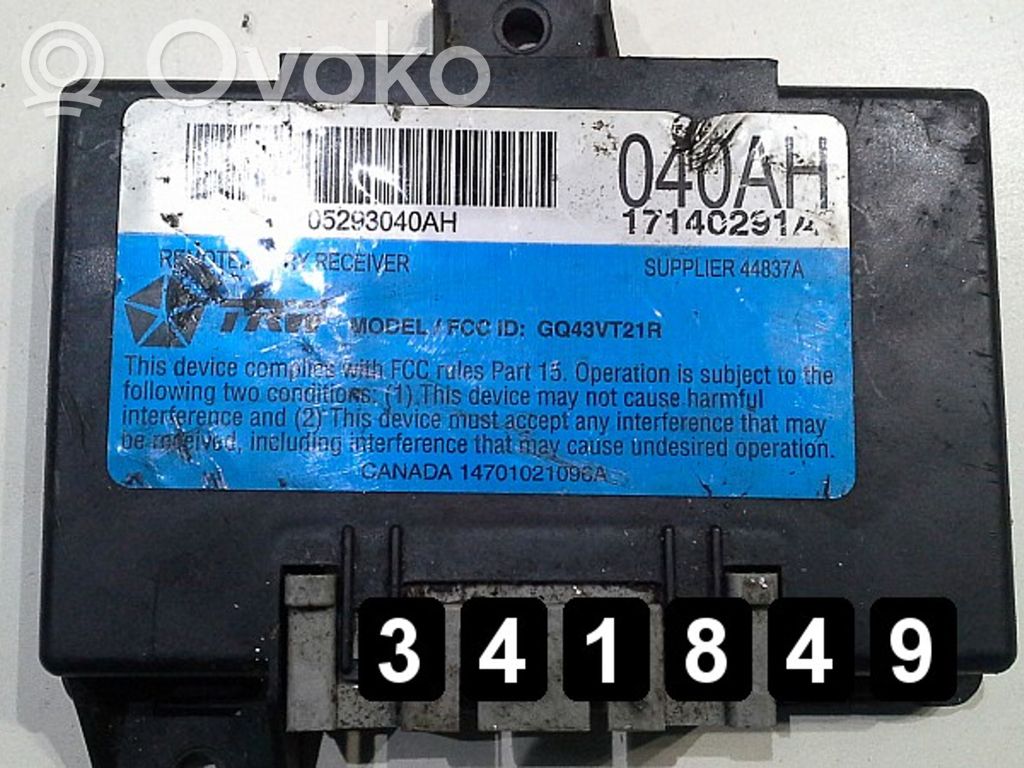 Chrysler PT Cruiser Engine control unit/module 