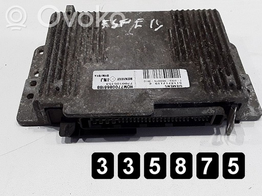 Engine control unit/module   S113717119,S113717119