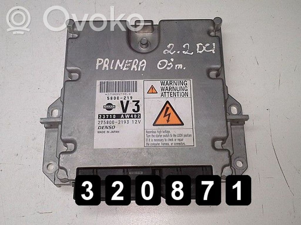 Nissan Primera Engine control unit/module 