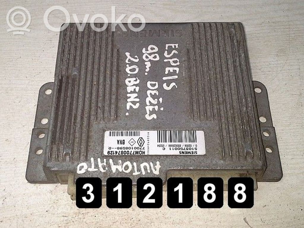 Renault Espace III Engine control unit/module 