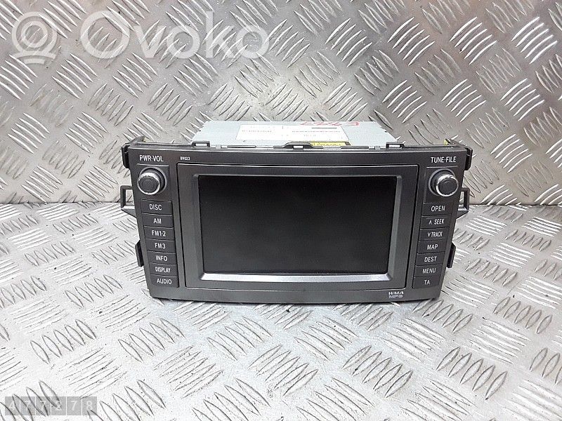 Toyota Auris 150 Panel / Radioodtwarzacz CD/DVD/GPS 