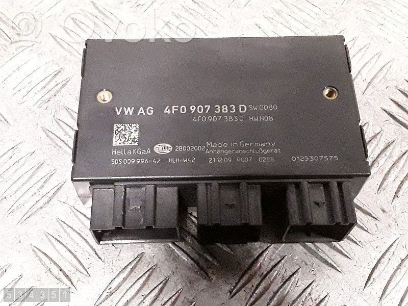 Audi A6 S6 C6 4F Unidad de control/módulo de la barra de remolque