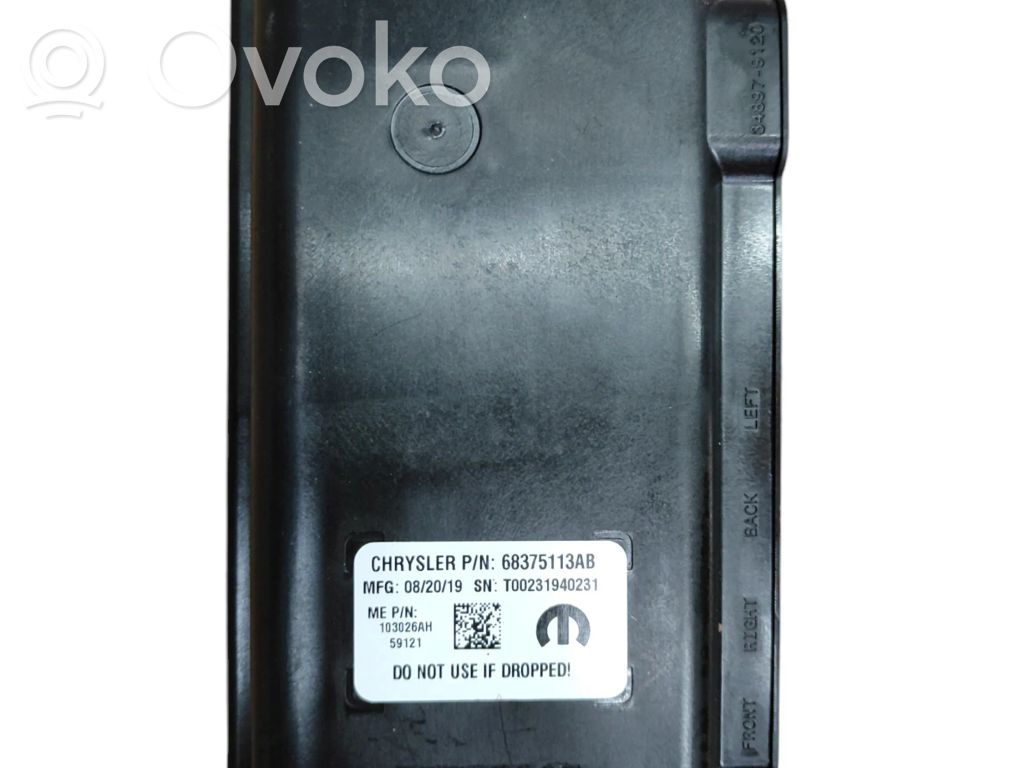 Chrysler Pacifica Camera control unit module 