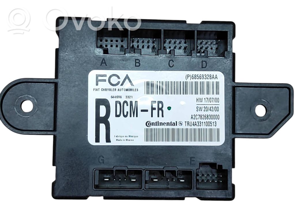 Unité de commande module de porte   P68569328AA,68569328AA