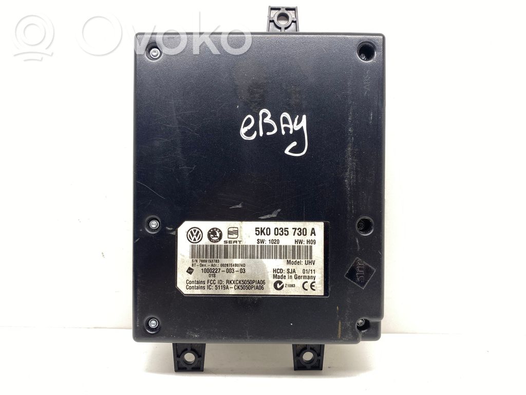 Volkswagen PASSAT B6 Bluetooth control unit module 