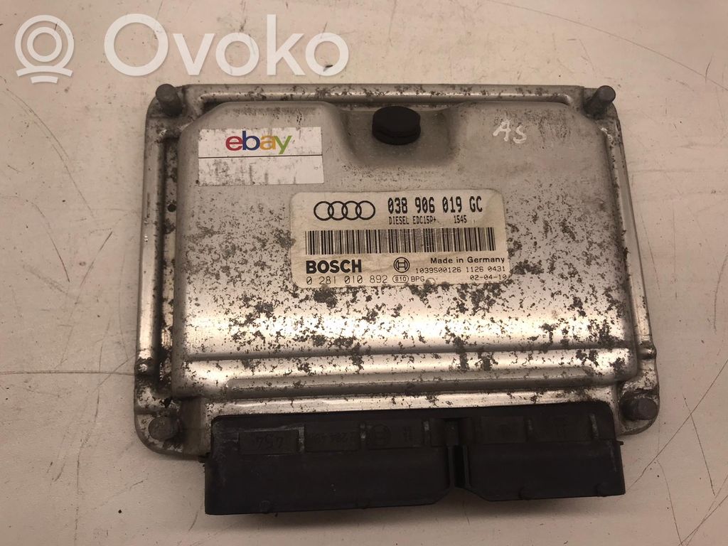 Audi A6 S6 C6 4F Engine control unit/module ECU 